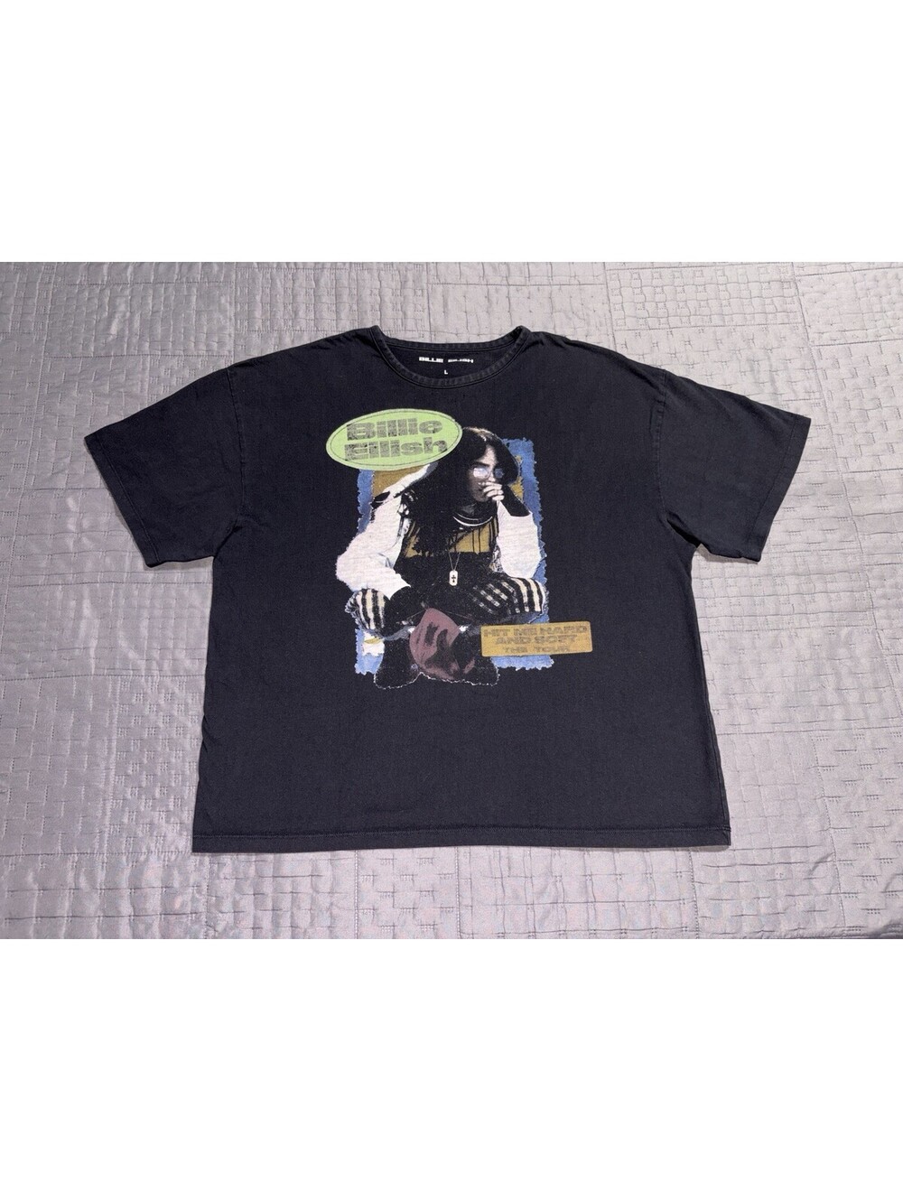 Billie Eilish Hit Me Hard And Soft World Tour 2024-2025 Tour Dates T-Shirt Large